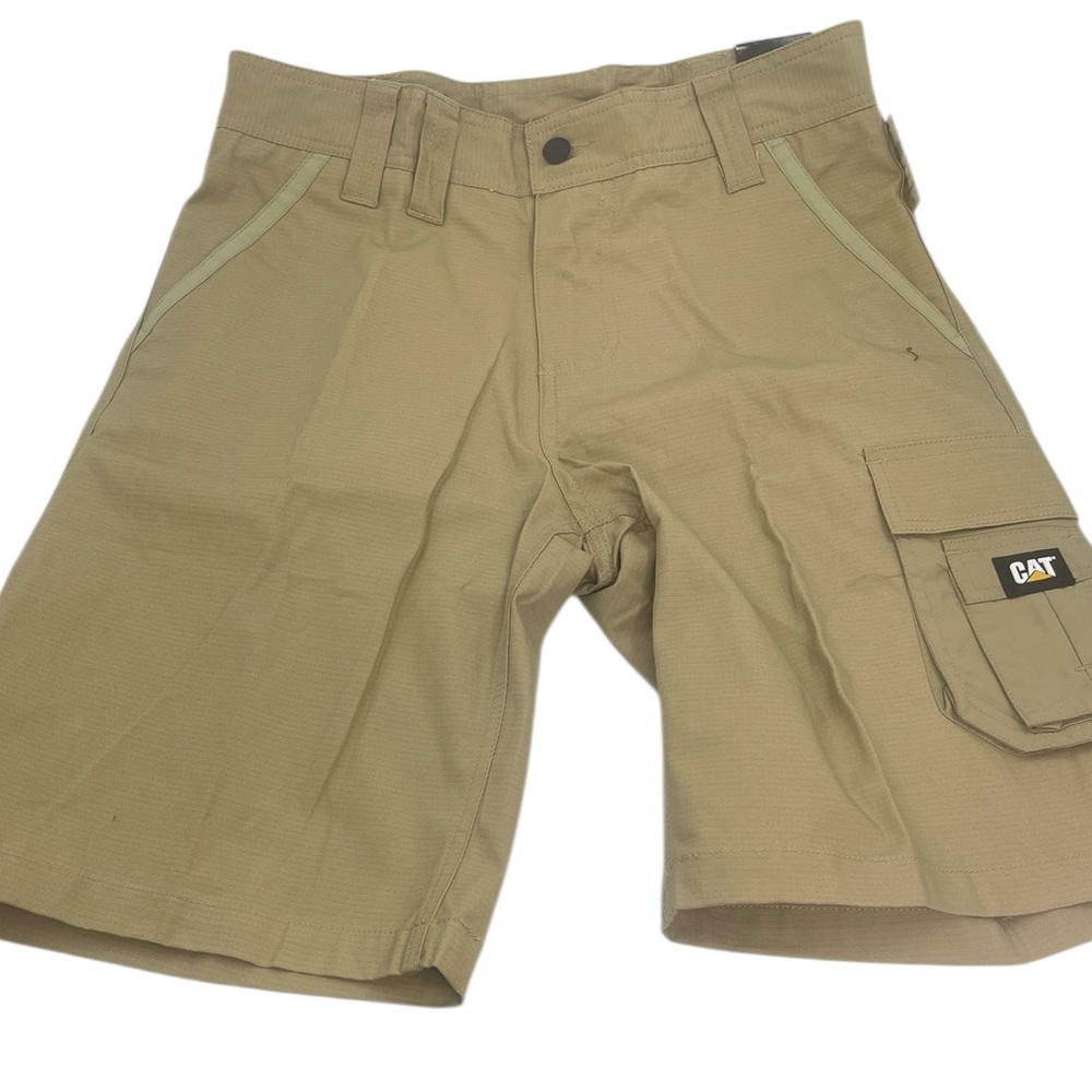 CAT Tan Cargo Shorts